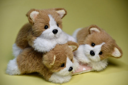 Handmade Corgi Doll, Unique Custom Corgi Plush, Adorable Dog Plush, Puppy Charm for gifts-corgi lover gifts, Handmade Collectible Dog Doll