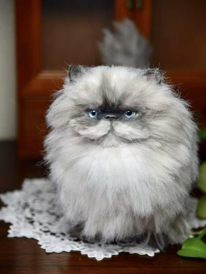 Custom Pet Replica cat Plush,Photo of pet into custom stuffed animal,Handmade Pipe Cleaner Dollhouse cat,Personalized Pet Plush Pet Memorial