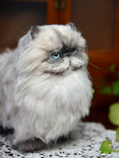 Custom Pet Replica cat Plush,Photo of pet into custom stuffed animal,Handmade Pipe Cleaner Dollhouse cat,Personalized Pet Plush Pet Memorial
