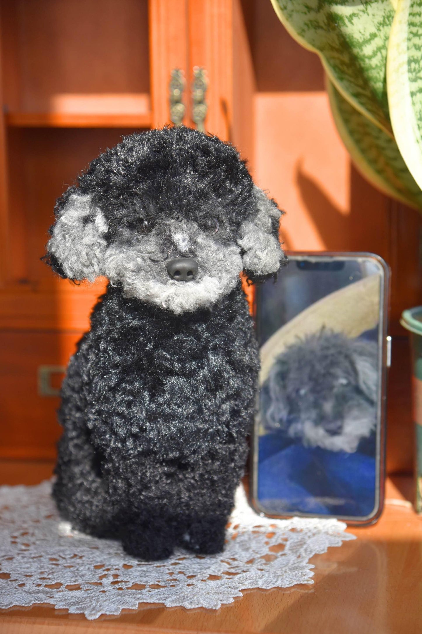 Réplica de perro de peluche personalizada, foto de mascota convertida en peluche personalizado, perro de casa de muñecas hecho a mano con limpiapipas, peluche personalizado para mascota conmemorativo - 1
