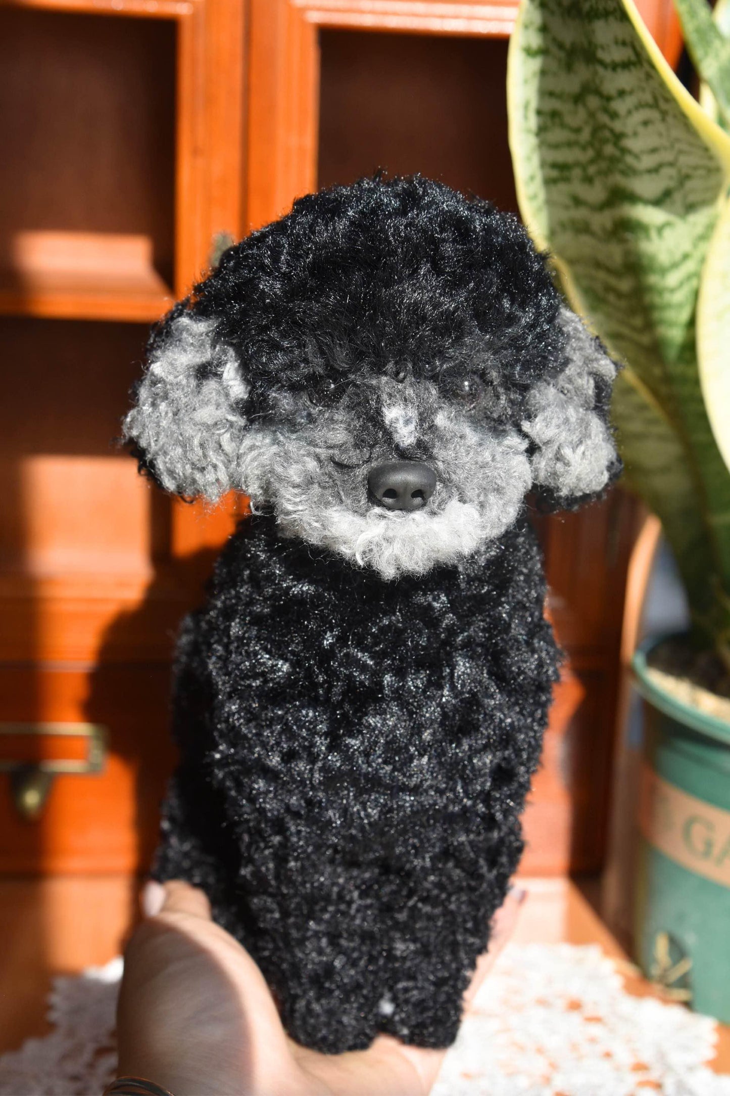 Réplica de perro de peluche personalizada, foto de mascota convertida en peluche personalizado, perro de casa de muñecas hecho a mano con limpiapipas, peluche personalizado para mascota conmemorativo - 1