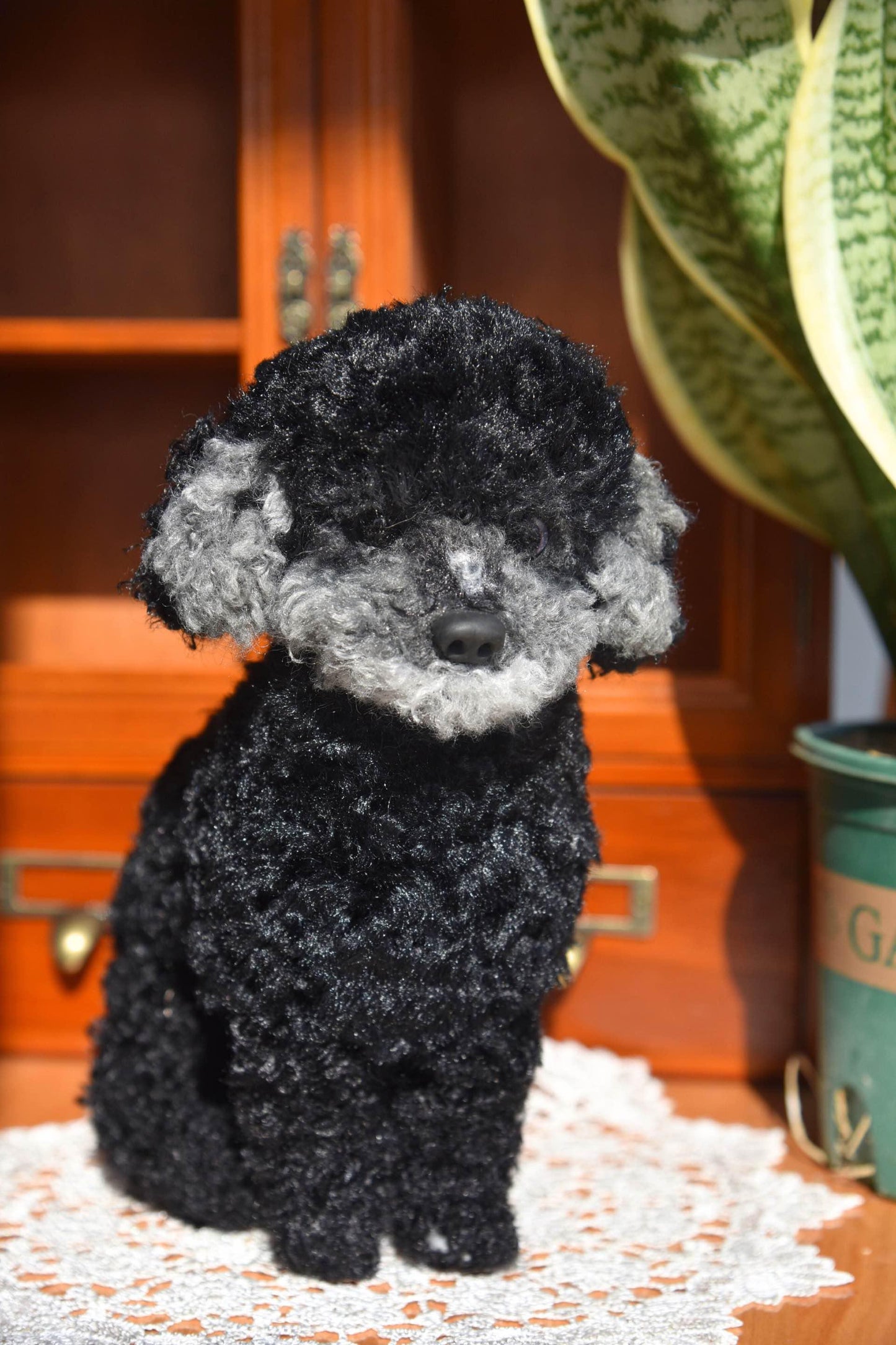 Réplica de perro de peluche personalizada, foto de mascota convertida en peluche personalizado, perro de casa de muñecas hecho a mano con limpiapipas, peluche personalizado para mascota conmemorativo - 1